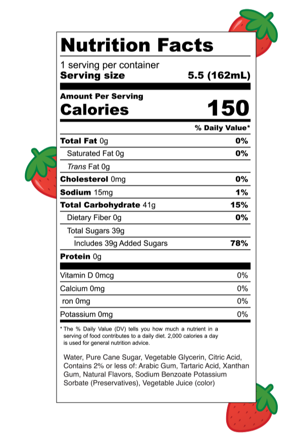 Tiger's Blood SnoBlast<sup>&reg;</sup> Nutrition