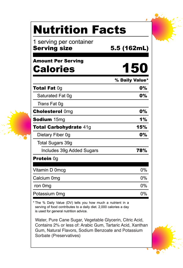 Warheads SnoBlast<sup>&reg;</sup> Nutrition